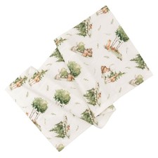 SANDER Wildlife Baumwoll-Tischläufer Läufer Tischband Tischwäsche Herbst Wald