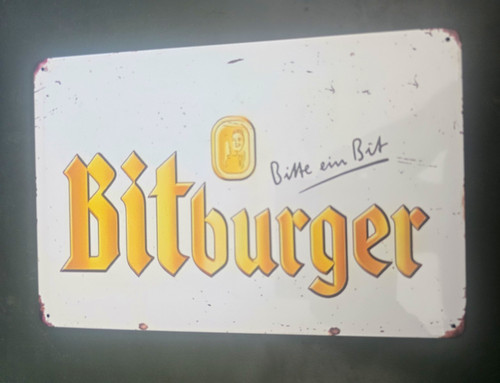 Bitburger metallschild - bitburger,
