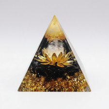 Lotus Obsidian Orgon Pyramide