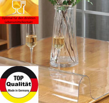 Tischschutzfolie transparent klar Möbelschutz Tischschutz Bodenschutzmatte 