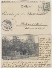 AK Tsingtau Marine MSP 39 Großer Kreuzer SMS Hertha geschrieben 4.8.1901 China