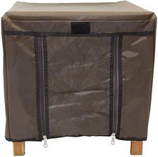 BUNNY BUSINESS Holzfellhaus Hasenstall - 50 x 42 x 43 cm, Abdeckung 