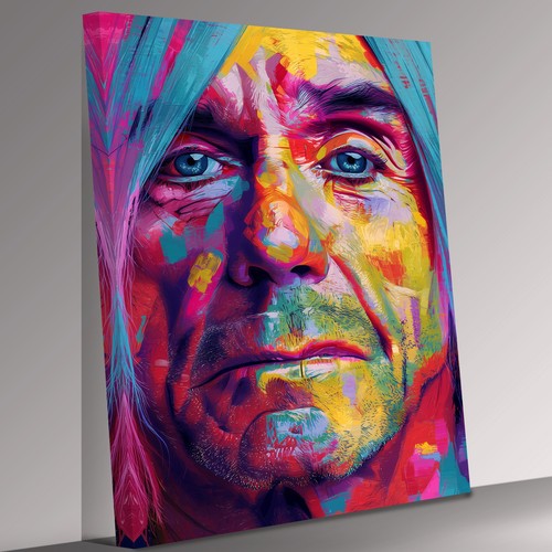 Iggy pop ikone - ikone, modern