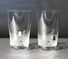 2 Stück Eisch Saft- oder Wassergläser, H. ~ 12,5cm, ~ 180g pro Glas, ~Vintage