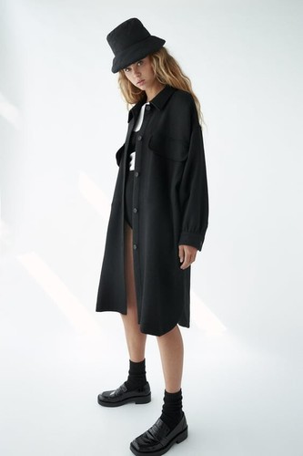 Zara oversized hemdjacke m - ❤,