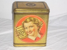 EDELSTOLZ Kaffee - alte Blechdose 30/50er Jahre- bunt