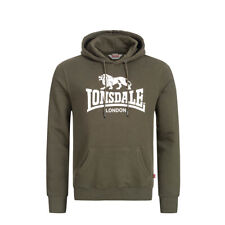 LONSDALE Kapuzenpullover "Fremington" | Grün | Hoodie Kapuzensweater