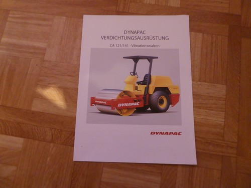Prospekt dynapac 121 141 - prospekt, 121/141