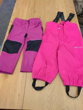 Outdoor Set Mädchen Größe 86/92 Lila,Pink, Active Touch, Trollkids Outdoor Hose