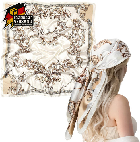 Quadratischer satin schal - quadratischer, satin-schal