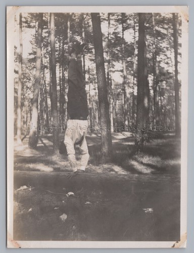 Mann macht handstand - handstand, auf