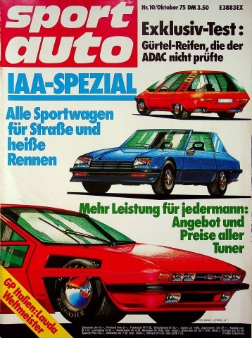 Sport auto 1975 - auto,