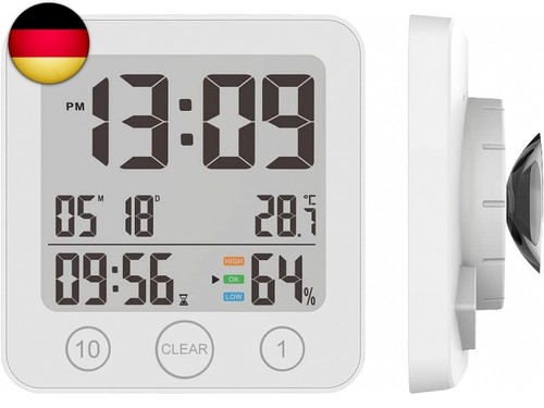 Badezimmeruhr digital - badezimmeruhr,