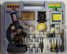 Lernspiel Mikroskop-Set**Micro Science DeLuxe Microscope**68-teilig**wie NEU