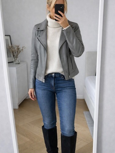 Each other paris - each, leder-jacke