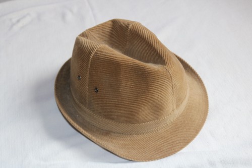 Herren cord fedora hut - cord,