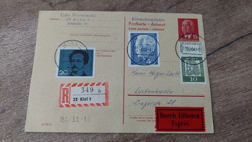 Brd ddr reko postkarte kiel - brd,