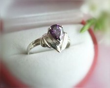 Damen Ring Silber 925 Amethyst