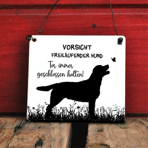 Labrador hundeschild vorsicht - hundeschild,