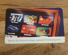 Telekom Telefonkarte " Rettet die Schmetterlinge "  S PD 896