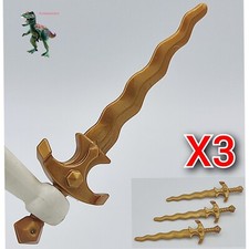 X3 Playmobil Langes goldenes