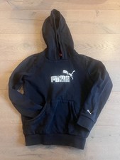 Puma Pullover schwarz Hoodie Kapuzenpullover Jungen 140 M