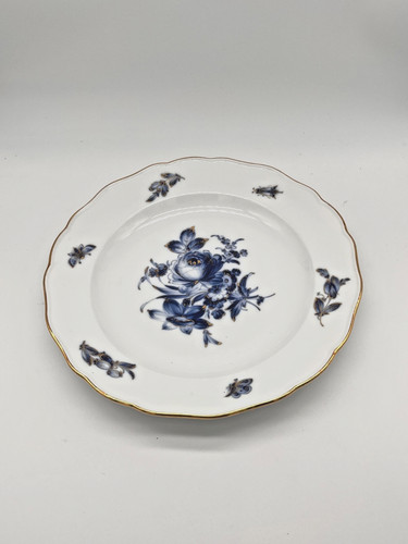 Speiseteller blaue blume mit - speiseteller,