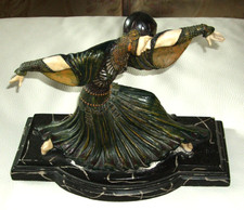Art Deco Stil Figur ORIENTALISCHE TÄNZERIN - 36x28x17 cm - 5 kg Gewicht