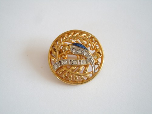 Brosche goldfarben