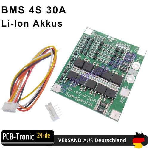 Bms 30a 8v - bms, 14.8v