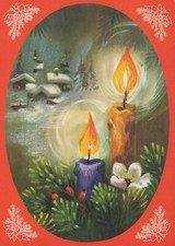 Neujahr Weihnachten KERZE