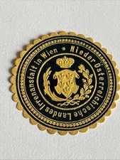 SIEGELMARKE KuK Irrenanstalt Wien