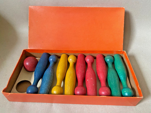 Alt kegelspiel holz - alt, /