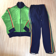 Äußerst seltener 70's Wagner Monsanto-Nylon Trainingsanzug Sportanzug  Gr. 6