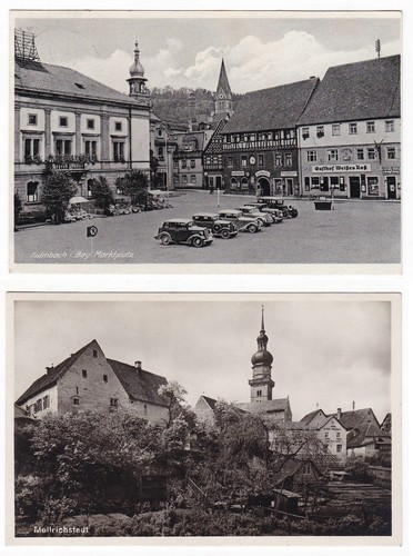 Bayern kulmbach marktplatz - ak,