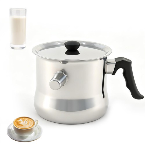 Milchtopf induktion mit deckel - mit,