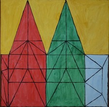 "Kölner Dom" - - 50 x 50 cm -