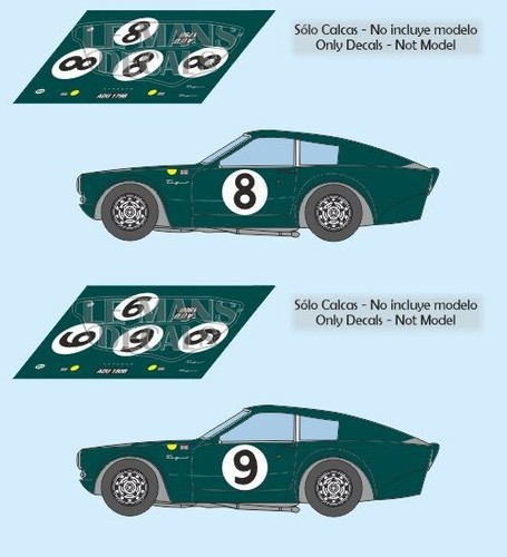 Decals sunbeam tiger mans - sunbeam,