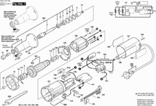 Bosch GGS 27 LC Geradschleifer original Bosch Ersatzteile Liste 0601215703