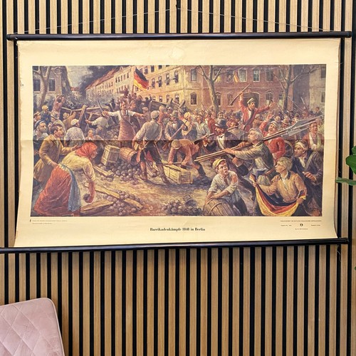 Alte schulwandkarte - alte,
