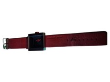 ROLF CREMER Herren Armbanduhr Modern Rot Leder Edelstahl DOUBLE Q