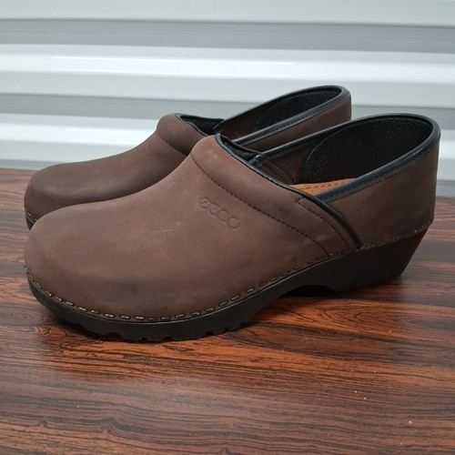 Women ecco brown leather - women's,