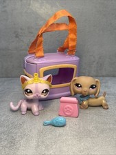 Littlest Pet Shop #932 #933 Dachshund & Shorthair Cat | Vollständig | Sehr Gut