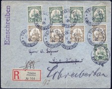 Kiautschou 1906 Reko-Brief MiF