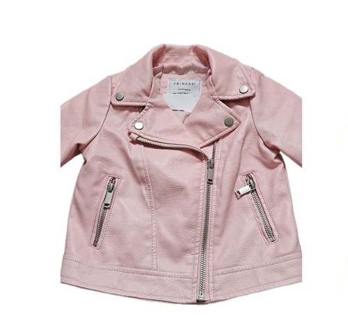 Hellrosa kunstlederjacke - hellrosa,