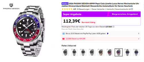Pagani design pd1662 gmt - design,