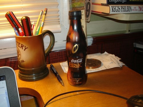 Coca cola blak bottle - coca-cola, 2006