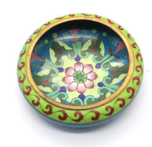 Cloisonne schale mit - schale,
