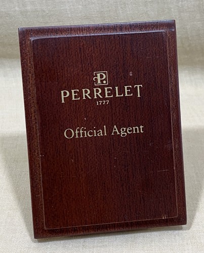 Perrelet official agent plaque - agent,