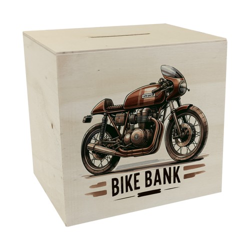 Cafe racer motorrad - racer, spardose